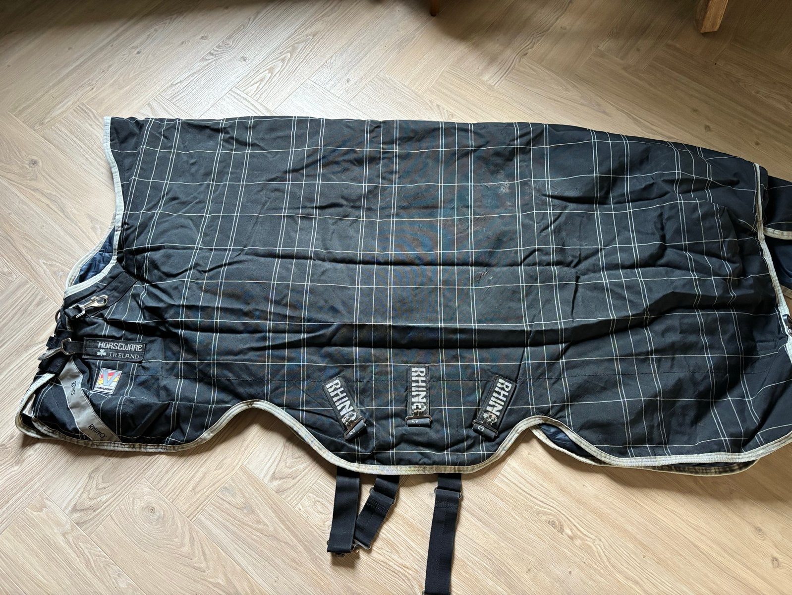 Horseware Rhino wug Varilayer 250g - maat 5’9 / 175 / 125, Gebruikt, 250 g, Ophalen of Verzenden, V-sluiting