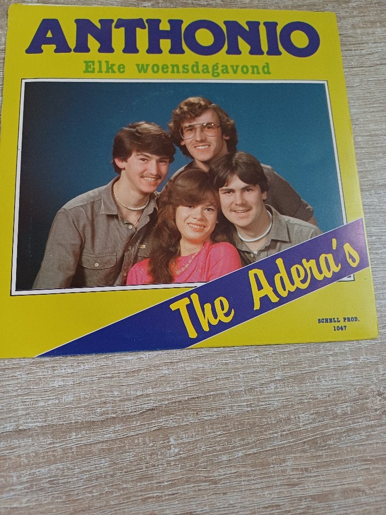 9a Single The Adera’s   – Anthonio  – 1047 - origineel, 7 inch, Ophalen of Verzenden, Zo goed als nieuw, Overige typen