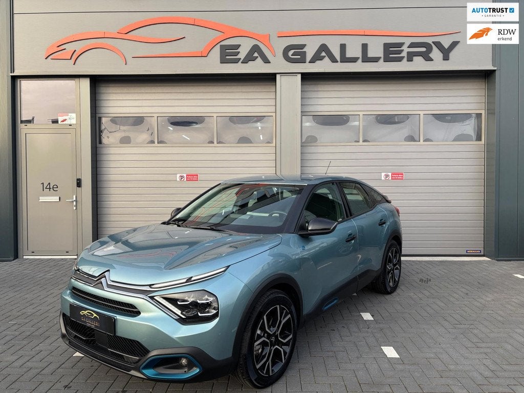 Citroen E-C4 50 kWh EL Feel Shine Pack Full Nieuw Camera, Auto's, Citroën, Automaat, 136 pk, Blauw, Alcantara