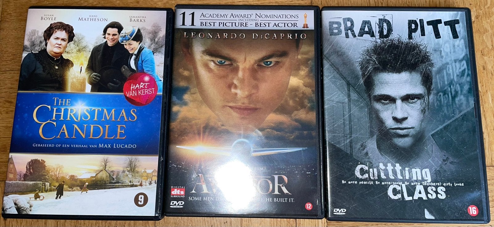 DVD: The Christmas Candle, Aviator, Cutting Class, Cd's en Dvd's, Alle leeftijden, Ophalen of Verzenden, Zo goed als nieuw