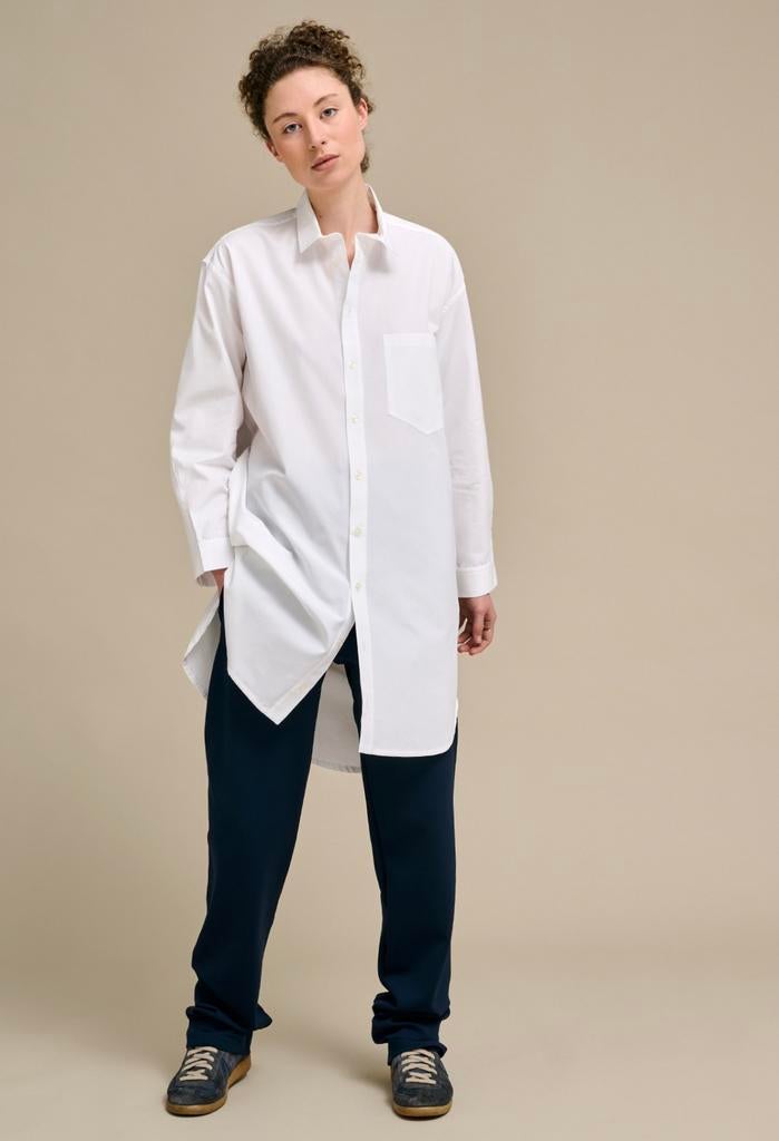 Monique van Heist gaaf tuniek/blouse wit lang oversized, Kleding | Dames, Ophalen of Verzenden, Zo goed als nieuw, Maat 38/40 (M)