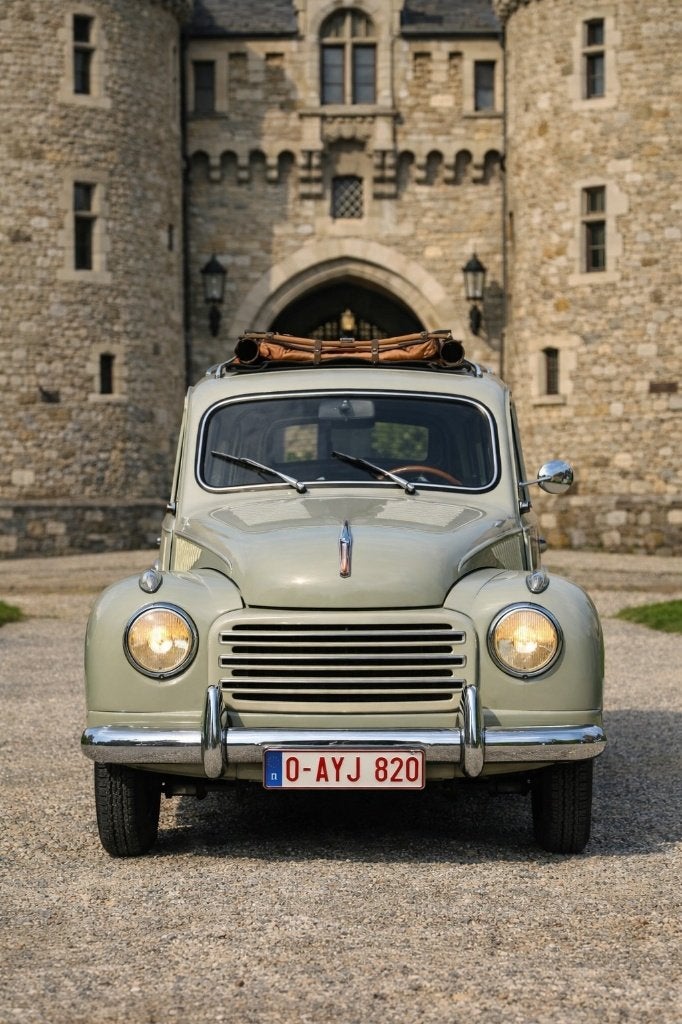 Fiat 500C Belvedere Topolino, Achterwielaandrijving, Bruin, Handgeschakeld, Particulier