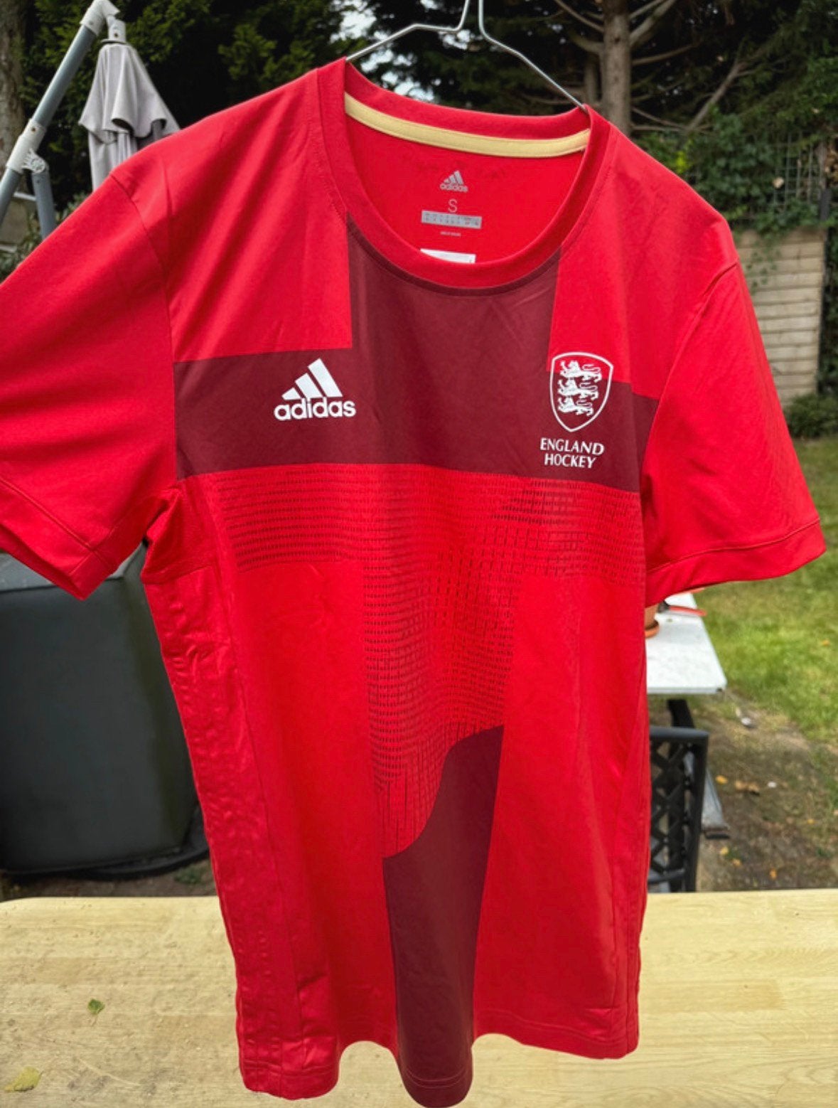 WK Hockey - Team England shirt S, Sport en Fitness, Hockey, Ophalen of Verzenden, Zo goed als nieuw, Kleding