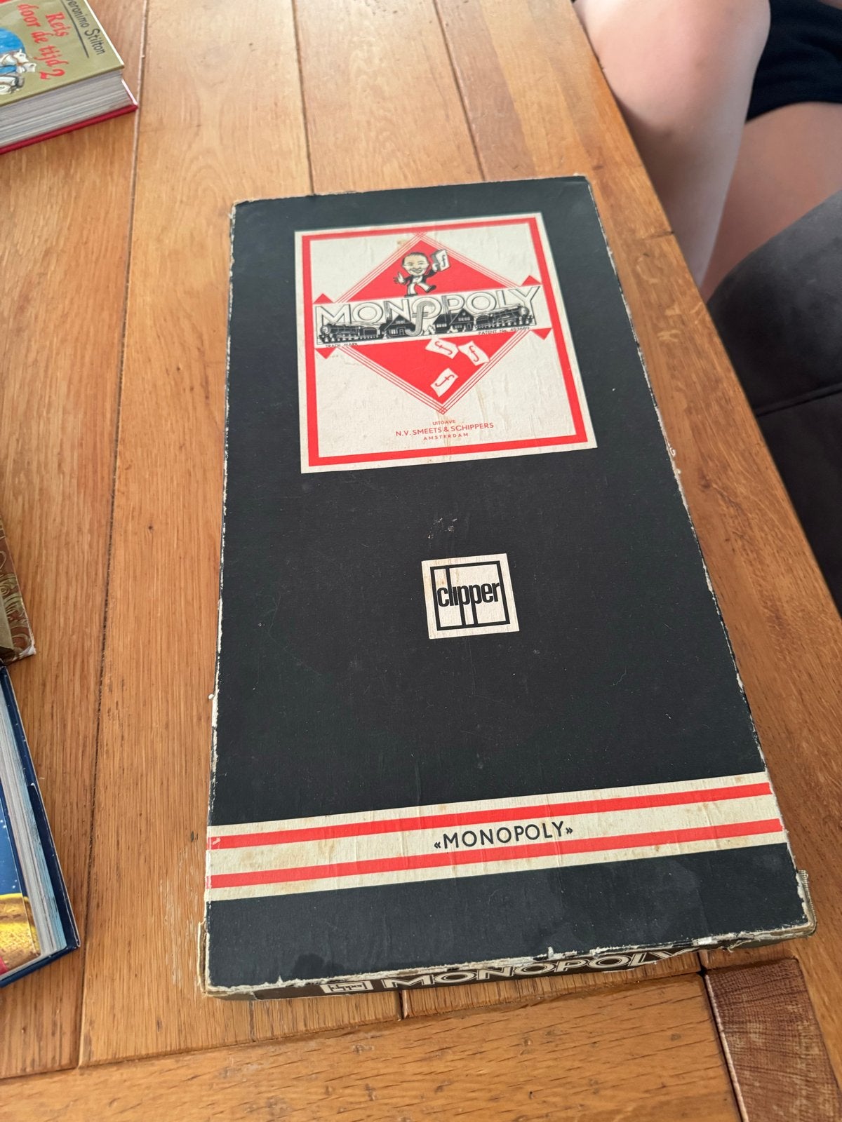 Vintage Monopoly Bordspel - Clipper Editie, Drie of vier spelers, Ophalen of Verzenden, Gebruikt
