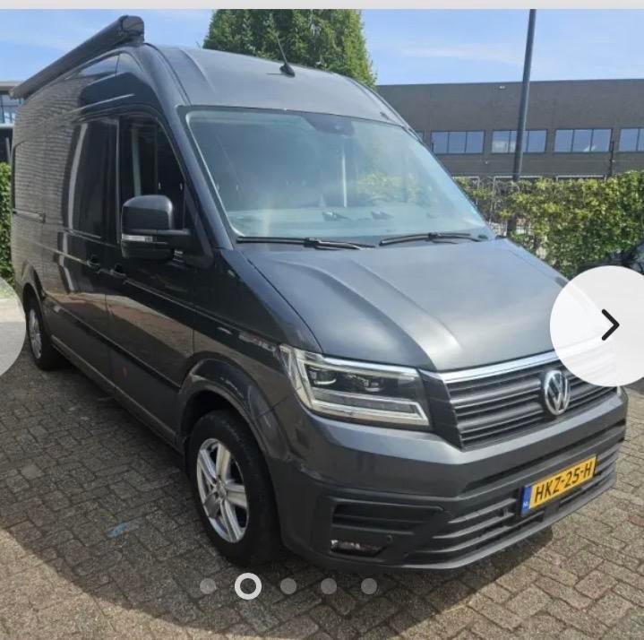 VW Crafter buscamper, L3H3 AUTOMAAT, 2.0Tdi 177Pk, 2018, Automaat, Chemisch toilet, Volkswagen, Luifel