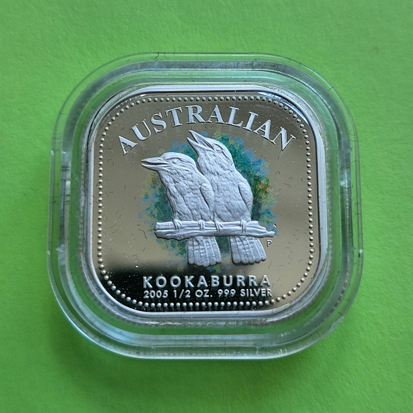 Kookaburra 2005 proof - 1/2 oz zilver, Postzegels en Munten, Verzenden, Zilver