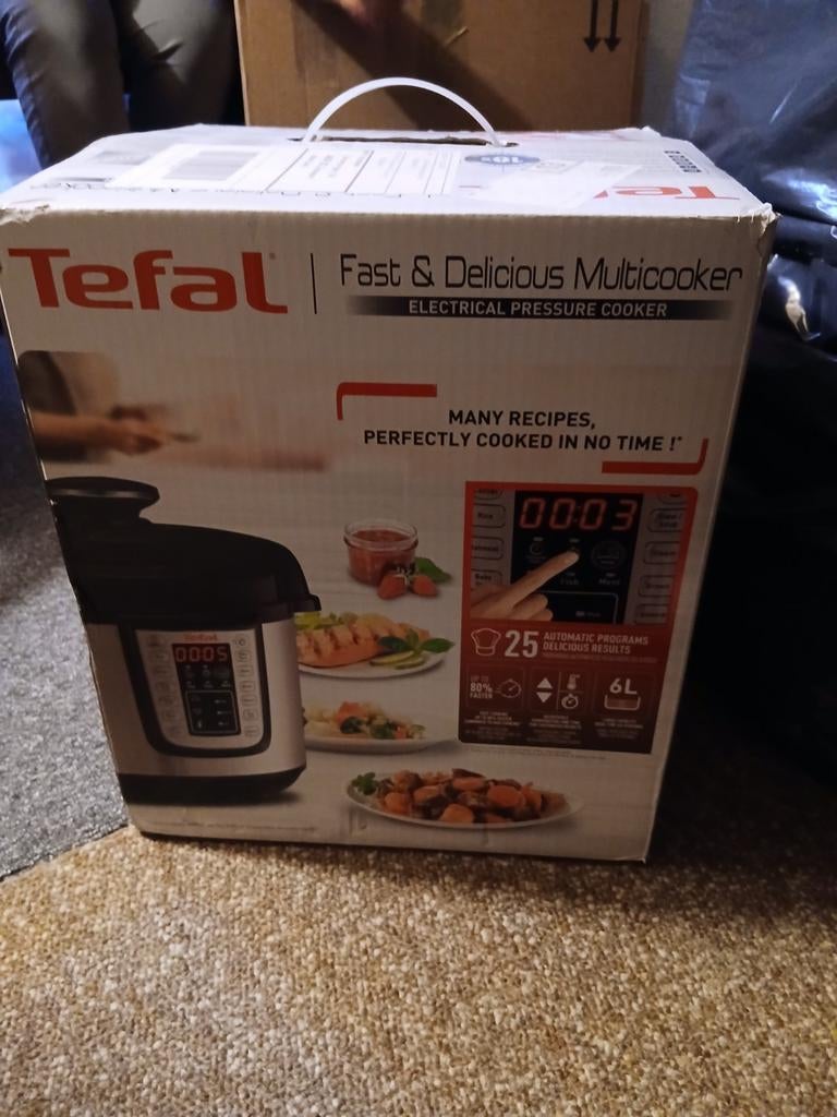 Tefal Fast & Delicious Multicooker - Elektrische Snelkookpan, Ophalen, Zo goed als nieuw