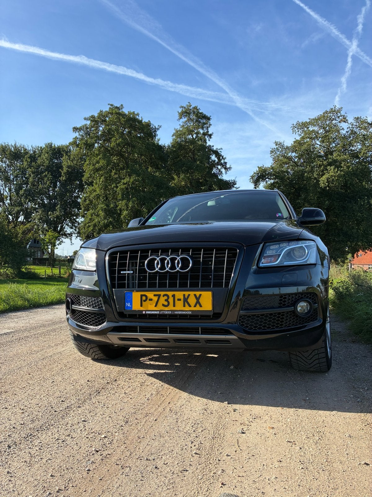 Audi Q5 2.0 Tfsi - S-line- led, Auto's, Zwart, 4 cilinders, 179 pk, Zwart