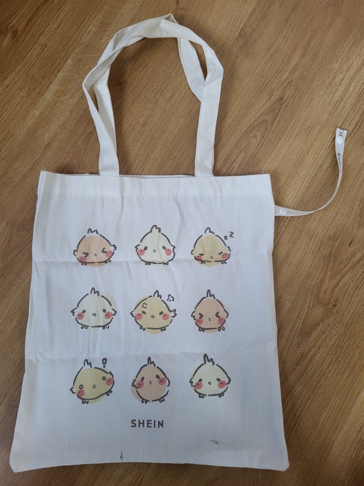 Leuke Shein stoffen tas met kuikentjes print, Sieraden, Tassen en Uiterlijk, Tassen | Damestassen, Ophalen of Verzenden, Zo goed als nieuw