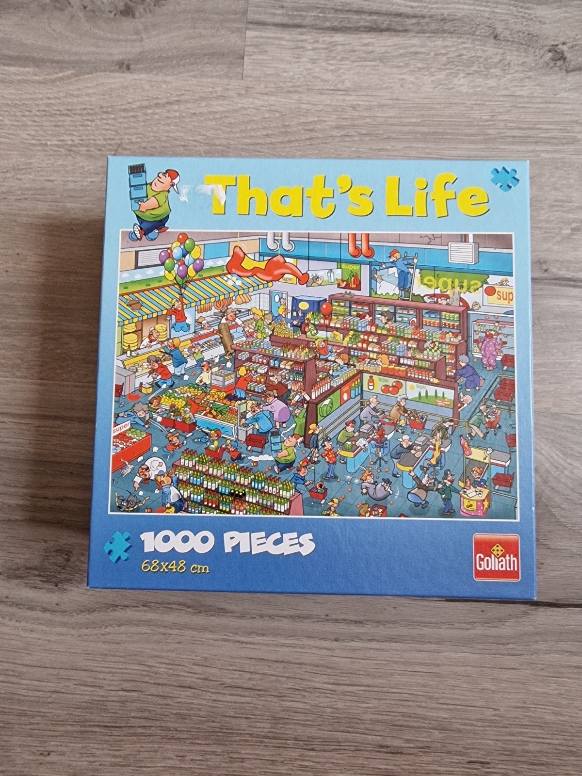 Zo goed als nieuwe That's Life 1000 stukjes puzzel Goliath, Ophalen of Verzenden, 500 t/m 1500 stukjes, Zo goed als nieuw, Legpuzzel