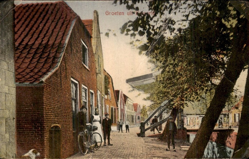 Amsterdam - Brug - Straatbeeld, Ophalen of Verzenden, 1920 tot 1940, Gelopen, Noord-Holland