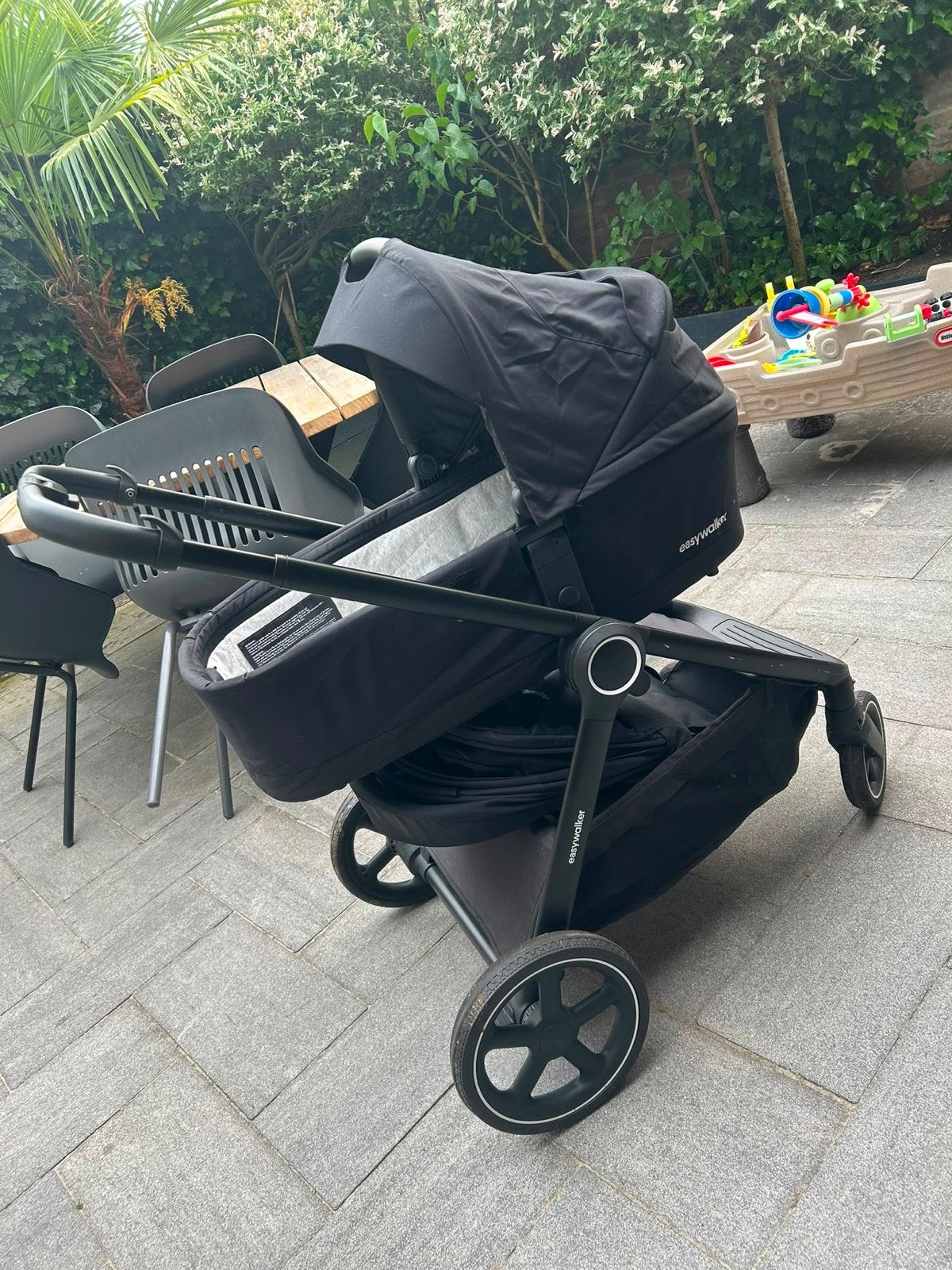 Easywalker Harvey 3 combiwagen met reiswieg en zitje, Gebruikt, Combiwagen, Met reiswieg, Ophalen