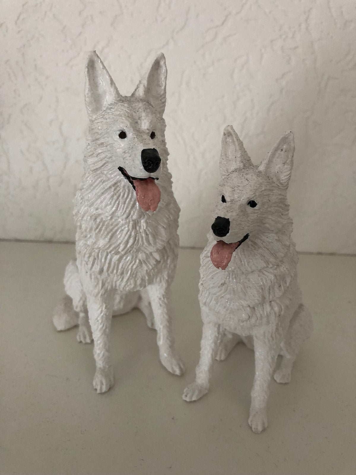 Set witte herders 3 d geprint, Ophalen of Verzenden, Nieuw, Hond of Kat, Beeldje of Figuurtje