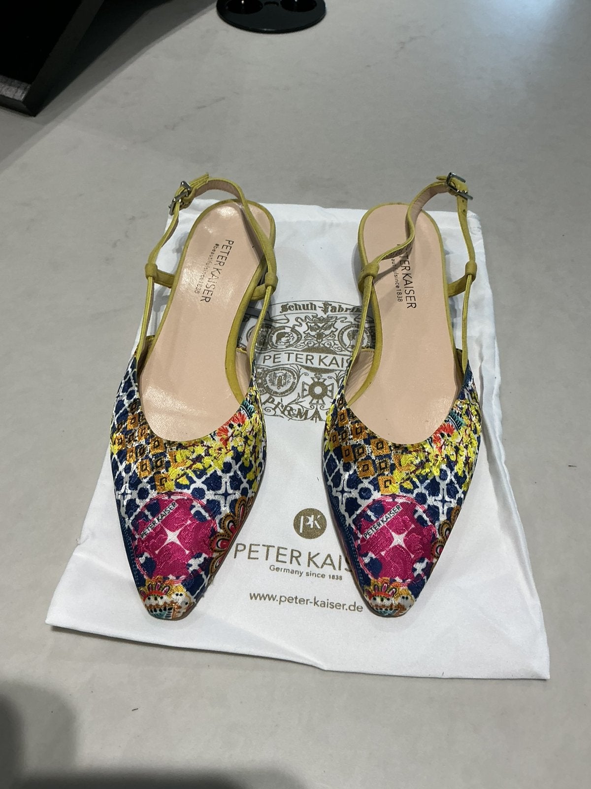 Peter Kaiser slingbacks, mt 40, ONGEDRAGEN!, Kleding | Dames, Schoenen, Pumps, Overige kleuren, Nieuw, Ophalen of Verzenden