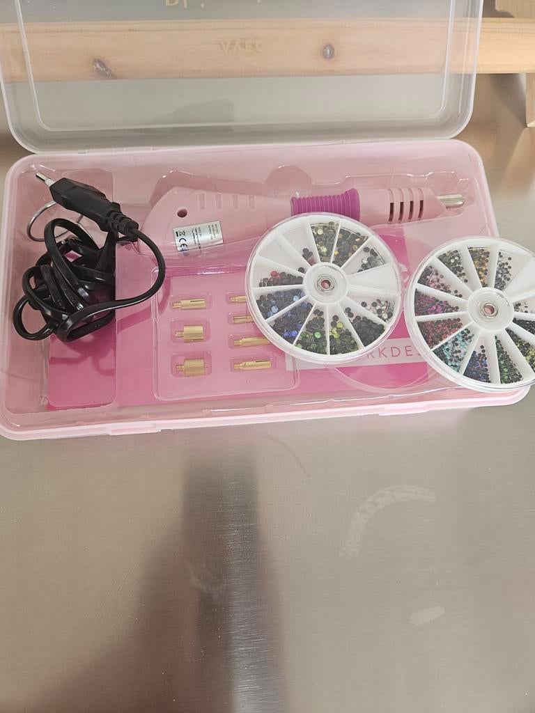 Rhinestone Hotfix Applicator Set - Roze, Hobby en Vrije tijd, Kledingapplicaties en Hotfix, Ophalen