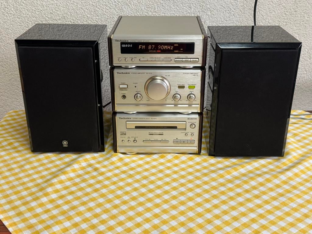 Mooi stereo setje technics met speakers vaste pr ophalen, Ophalen, Zo goed als nieuw, Speakers, Overige merken