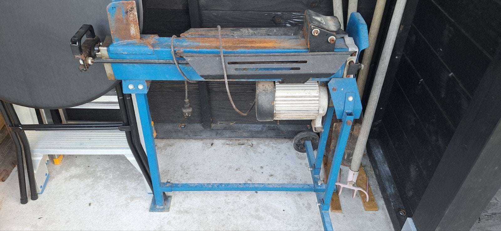 houtklover scheppach 7 ton, Ophalen, Gebruikt, Scheppach, Liggend