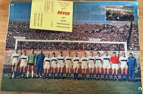 DWS landskampioen voetbal 1964 handtekeningen, Verzenden, Gebruikt, Overige binnenlandse clubs, Boek of Tijdschrift