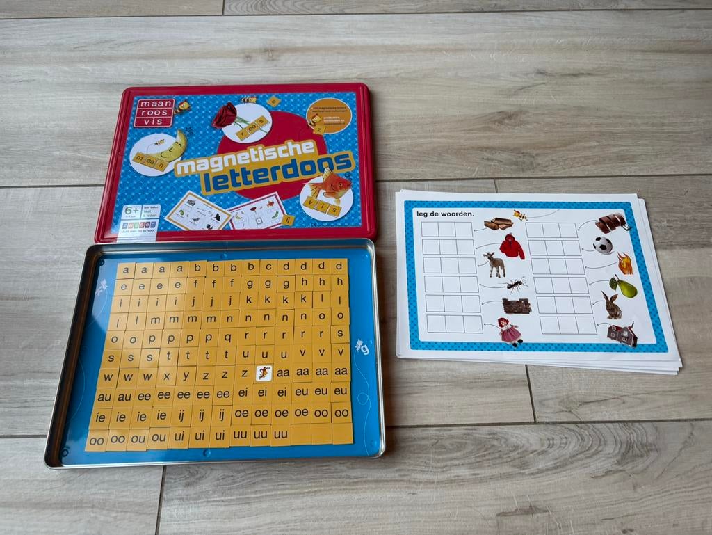 Magnetische letterdoos, Ophalen of Verzenden, Gebruikt