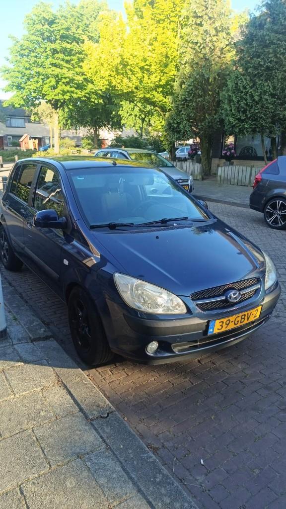Hyundai Getz 1.4 5DRS AUT 2008 Blauw, Auto's, Hyundai, Particulier, Getz, ABS, Achteruitrijcamera, Airbags, Airconditioning, Android Auto