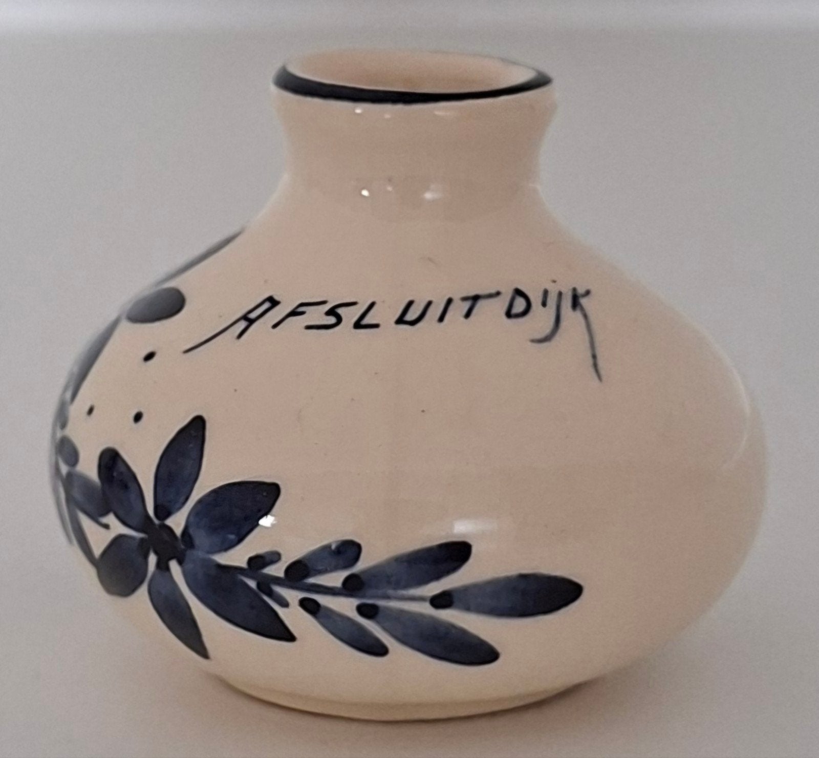 Souvenir vaasje van de Afsluitdijk, Ophalen of Verzenden