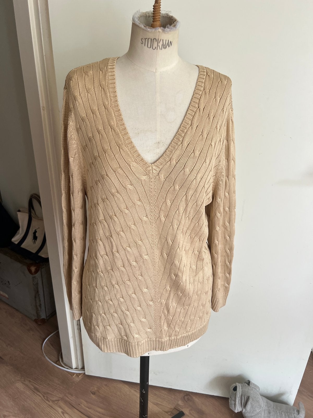 Ralph lauren trui zijde, Verzenden, Zo goed als nieuw, Maat 38/40 (M)