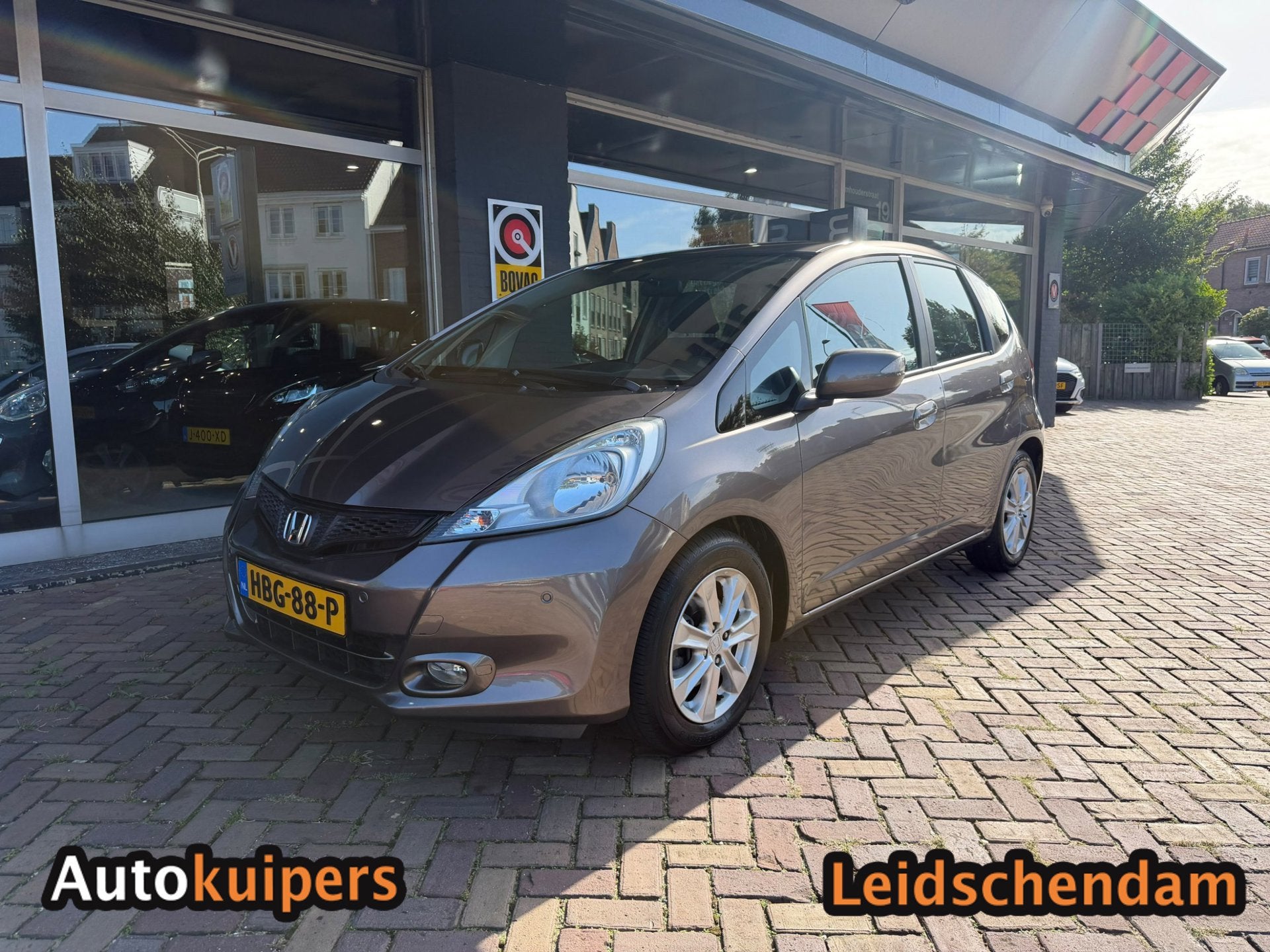 Honda JAZZ 1.4 Comfort, Auto's, Stof, Gebruikt, Zwart, 4 cilinders