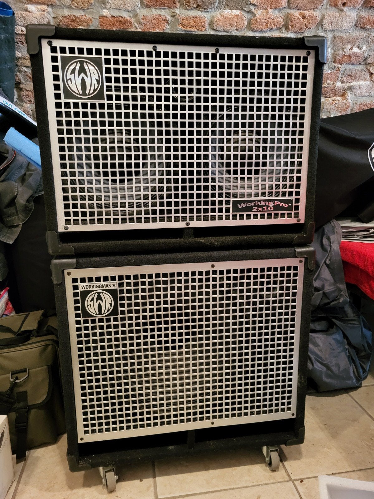 SWR Workingman 1x15T + WorkingPro 2x10 basboxen, Ophalen, Zo goed als nieuw, Basgitaar, 100 watt of meer