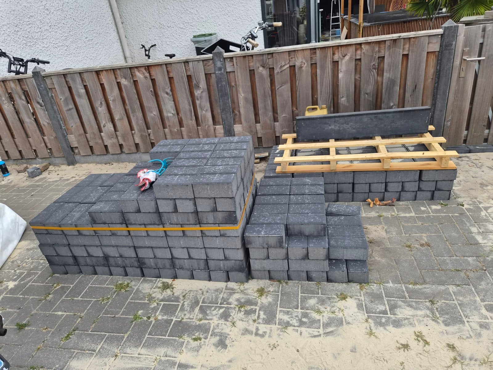 Antraciet klinkers, Tuin en Terras, Ophalen, Nieuw