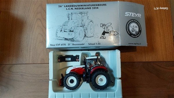 Siku LCN 2014 Steyr CVT 6170, Hobby en Vrije tijd, Ophalen of Verzenden, Zo goed als nieuw, Tractor of Landbouw, SIKU