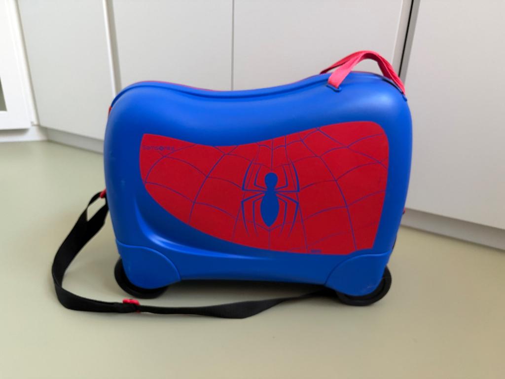 Spider-Man koffer, Ophalen, Gebruikt