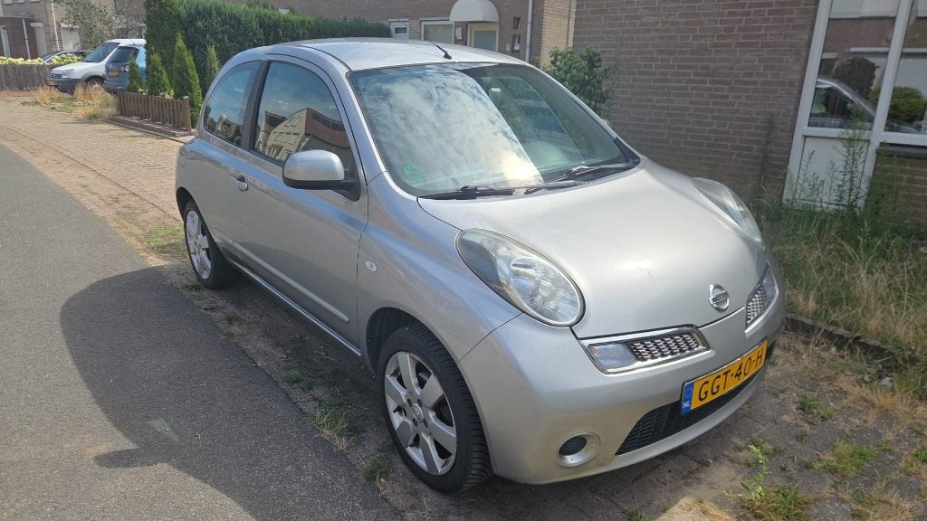 Nissan Micra met airco, goed onderhouden, Stof, 921 kg, 4 cilinders, Micra