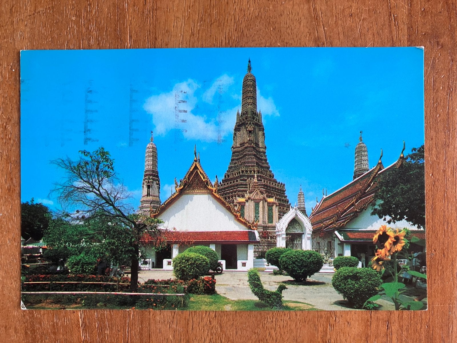 Thailand - The Great Pagoda of the Temple of Dawn Bangkok, Ophalen of Verzenden, 1980 tot heden, Gelopen, Buiten Europa