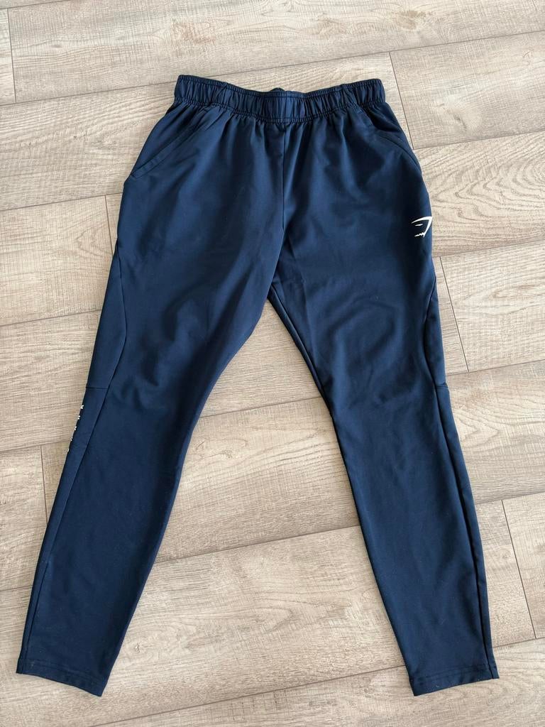 Gymshark trainingsbroek - Donkerblauw, Fitness, Ophalen of Verzenden, Zo goed als nieuw, Maat 48/50 (M)