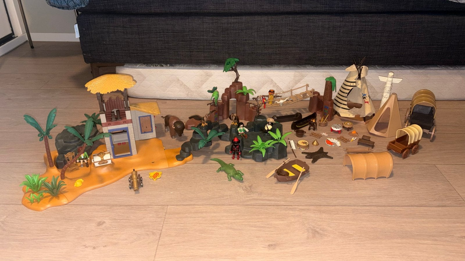 Playmobil Wilde Westen/Avontuur set - zonder doos/handleidin, Ophalen, Gebruikt, Complete set, Overige typen