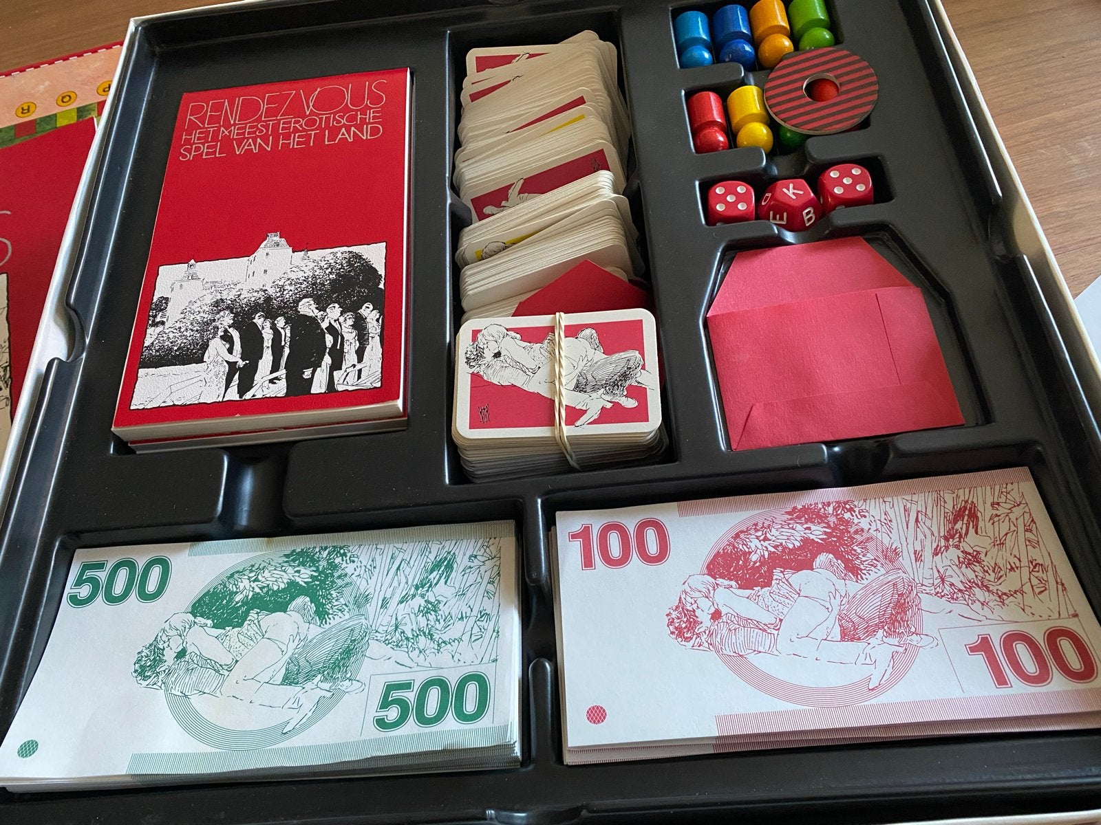 Peter van Straaten: Rendez Vous - erotisch bordspel, Hobby en Vrije tijd, Gezelschapsspellen | Bordspellen, Drie of vier spelers