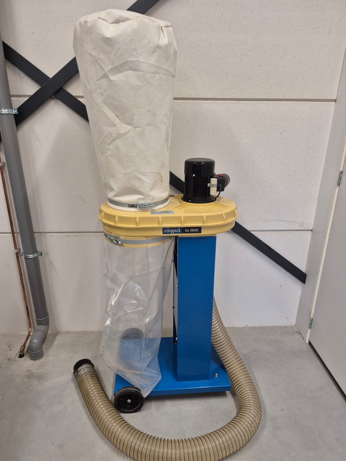 scheppach,ha 2600,mobiele afzuiging,afzuiger, 230 v,sheppach, Doe-het-zelf en Verbouw, Ophalen, Zo goed als nieuw, Afzuiger