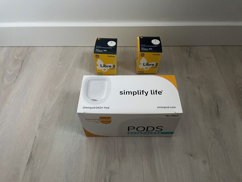 Omnipod dash + 2 * freestyle libre 3+, Ophalen of Verzenden, Nieuw