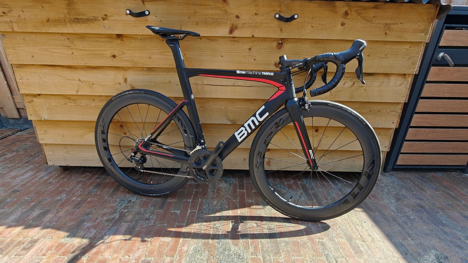 BMC Timemachine TLR02 2017 - Shimano 105, Elitewheels, Fietsen en Brommers, Fietsen | Racefietsen, Gebruikt, Carbon, Meer dan 20 versnellingen