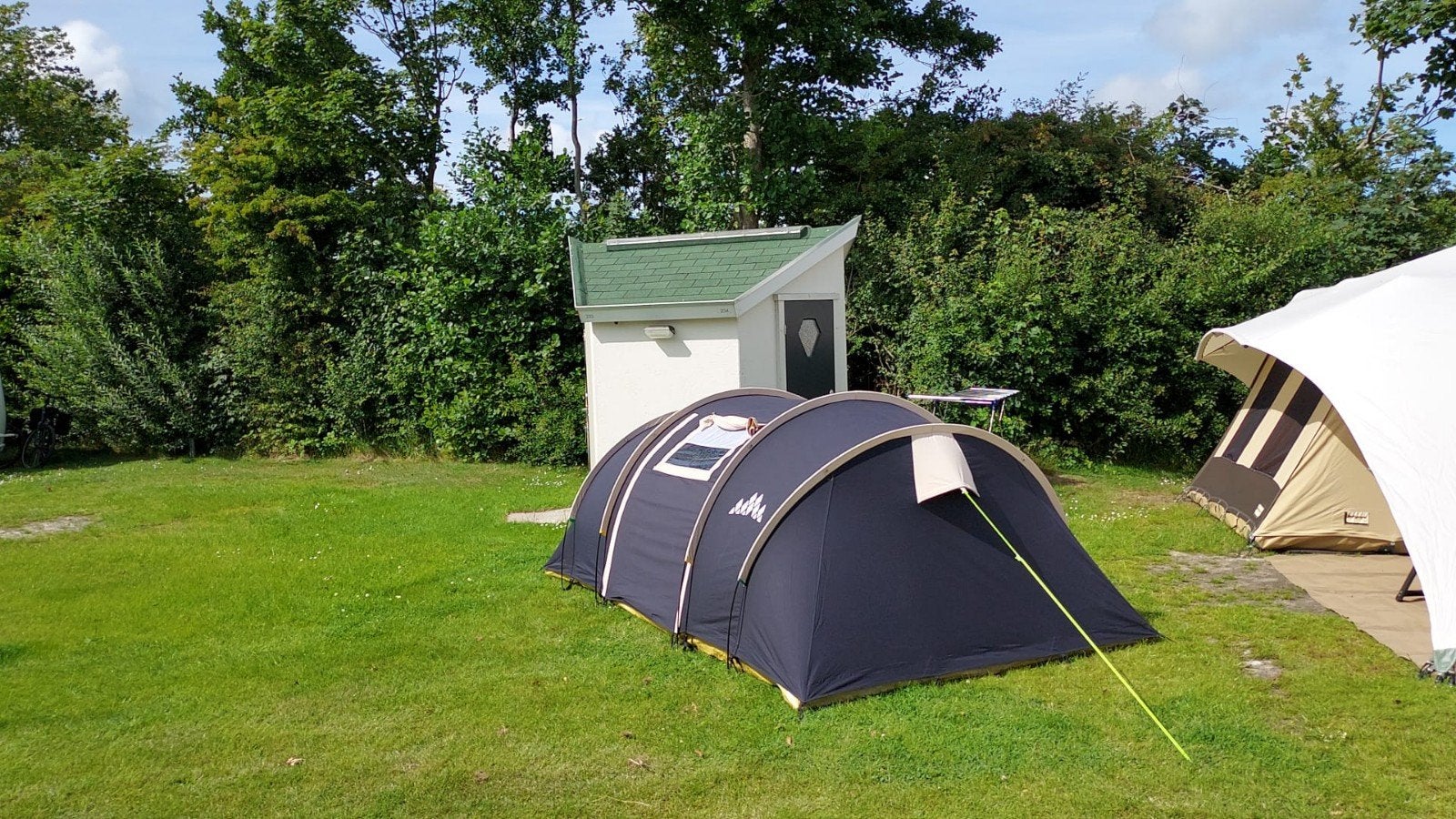 Obelink vis-a- vis tent voor 2 personen, Caravans en Kamperen, Tenten, tot en met 2, Gebruikt, Ophalen
