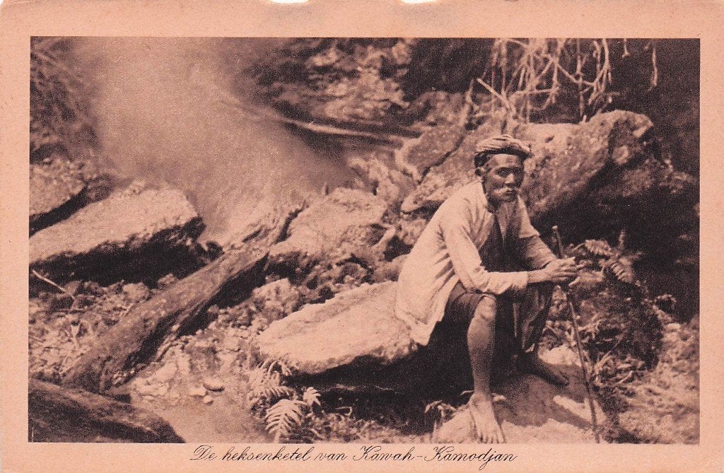 Nederlands Indië - de heksenketel van Kanah Kamodjan, Ophalen of Verzenden, Voor 1920, Ongelopen, Overig Europa
