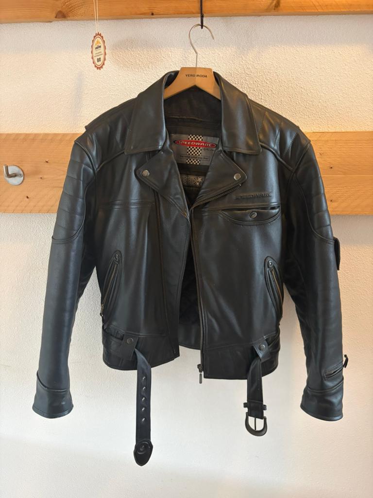 Motor kleding, Kleding | Dames, Ophalen of Verzenden, Zo goed als nieuw, Maat 42/44 (L), Zwart