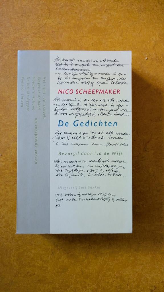 De Gedichten - Nico Scheepmaker (Bezorgd door Ivo de Wijs), Ophalen of Verzenden, Gelezen, Nico Scheepmaker, Eén auteur