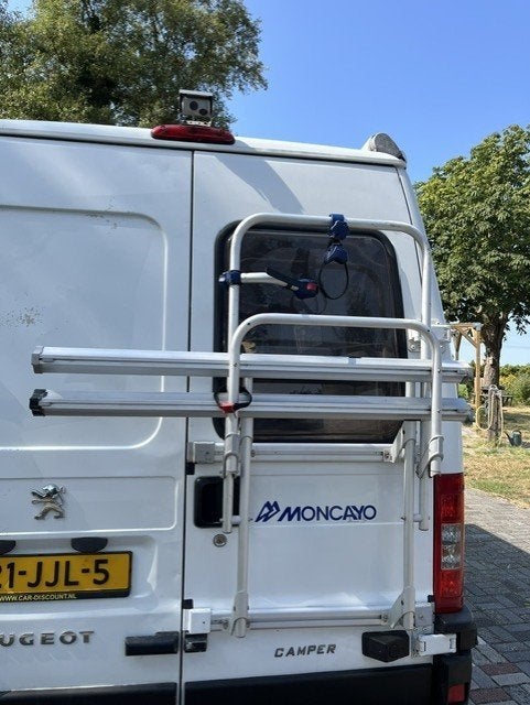 Fietsendrager Buscamper, Ophalen, 2 fietsen, Gebruikt, Achterklepdrager