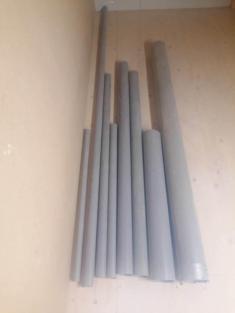 Diverse bouwmaterialen en gereedschappen, Ophalen, Overige materialen, Gebruikt, 80 mm of meer