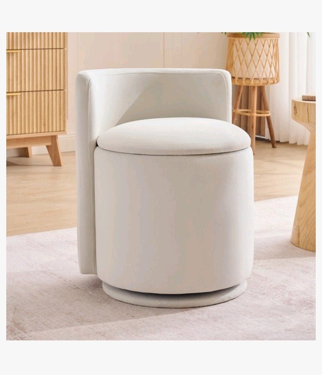 Draaibare Stoel, make up stoel, vanity chair,fauteuil, stoel, Ophalen, Overige kleuren, Modern, Functioneel, Compact, Nieuw