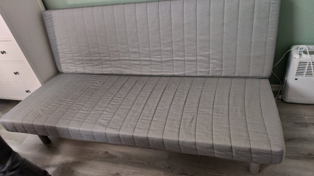 IKEA Slaapbank, Ophalen, Tweepersoons, 200 cm, Grijs