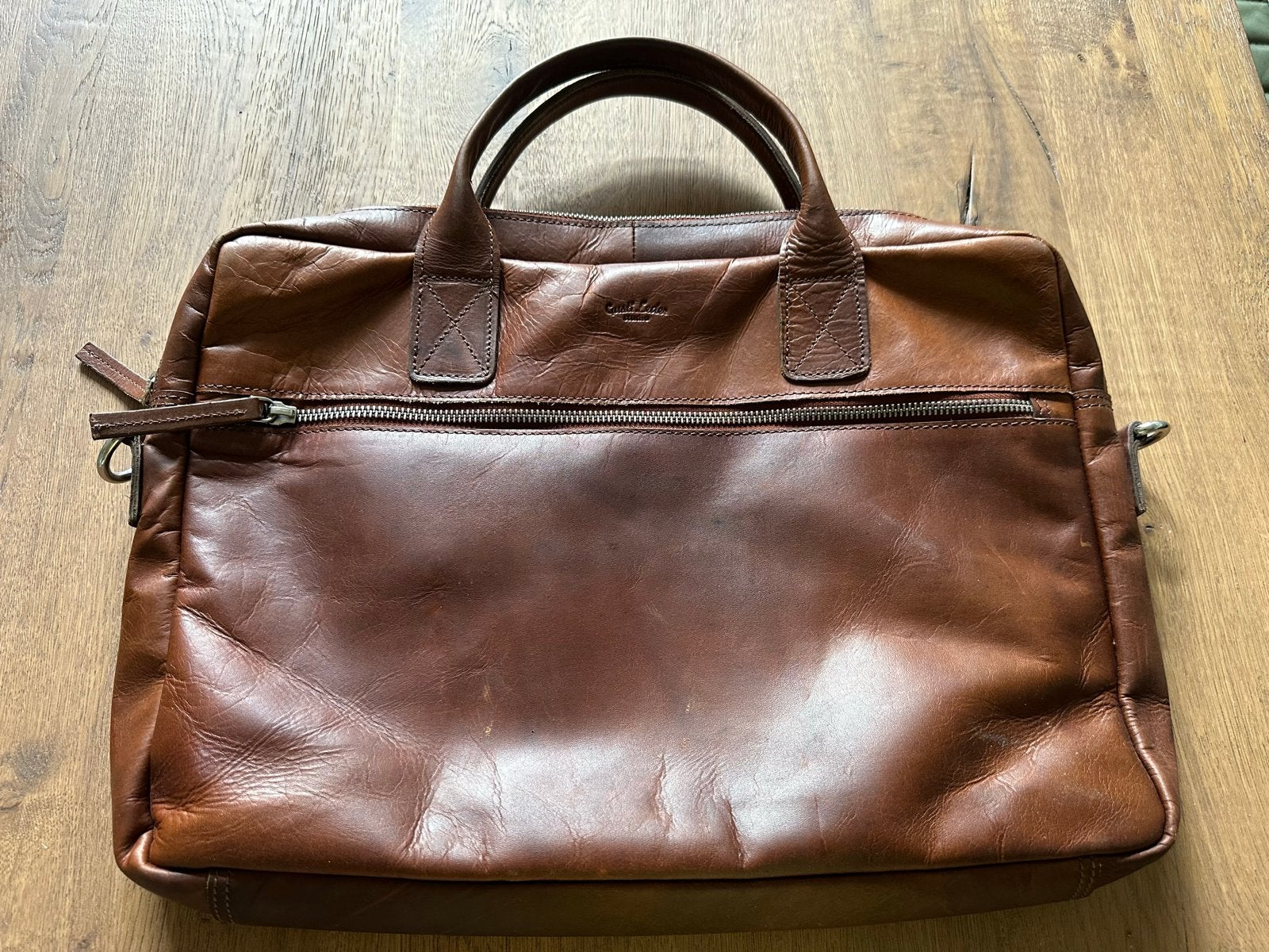 Leren Werktas Cognac Kleurig - Gusti Leder Studio, Ophalen, Gebruikt, Bruin, Overige typen