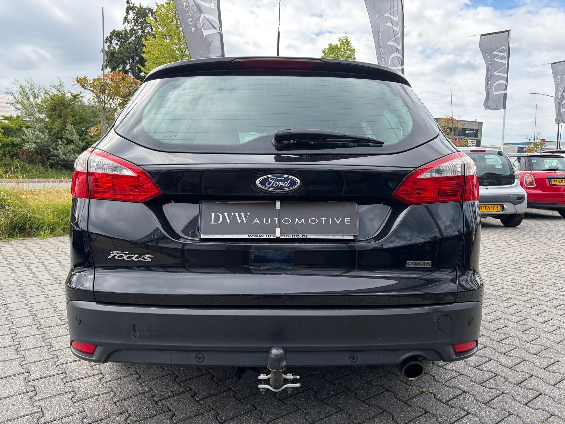 Ford Focus Wagon 1.6 EcoBoost Lease Titanium, 150 pk, Gebruikt, Zwart, 4 cilinders, 150 pk