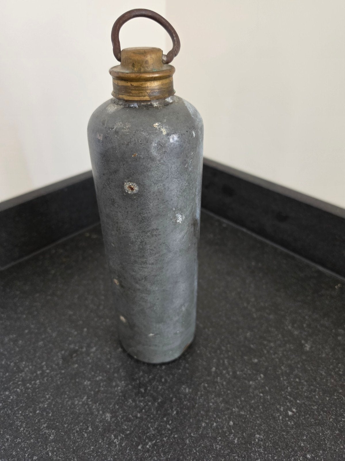 Kruik, waterkruik, staal, koper, antiek 1, Antiek en Kunst, Ophalen of Verzenden